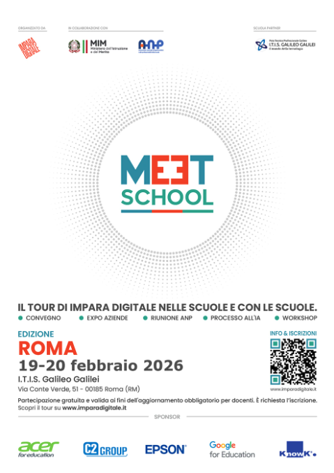Meet School Roma: appuntamento il 19 e il 20 febbraio  2026