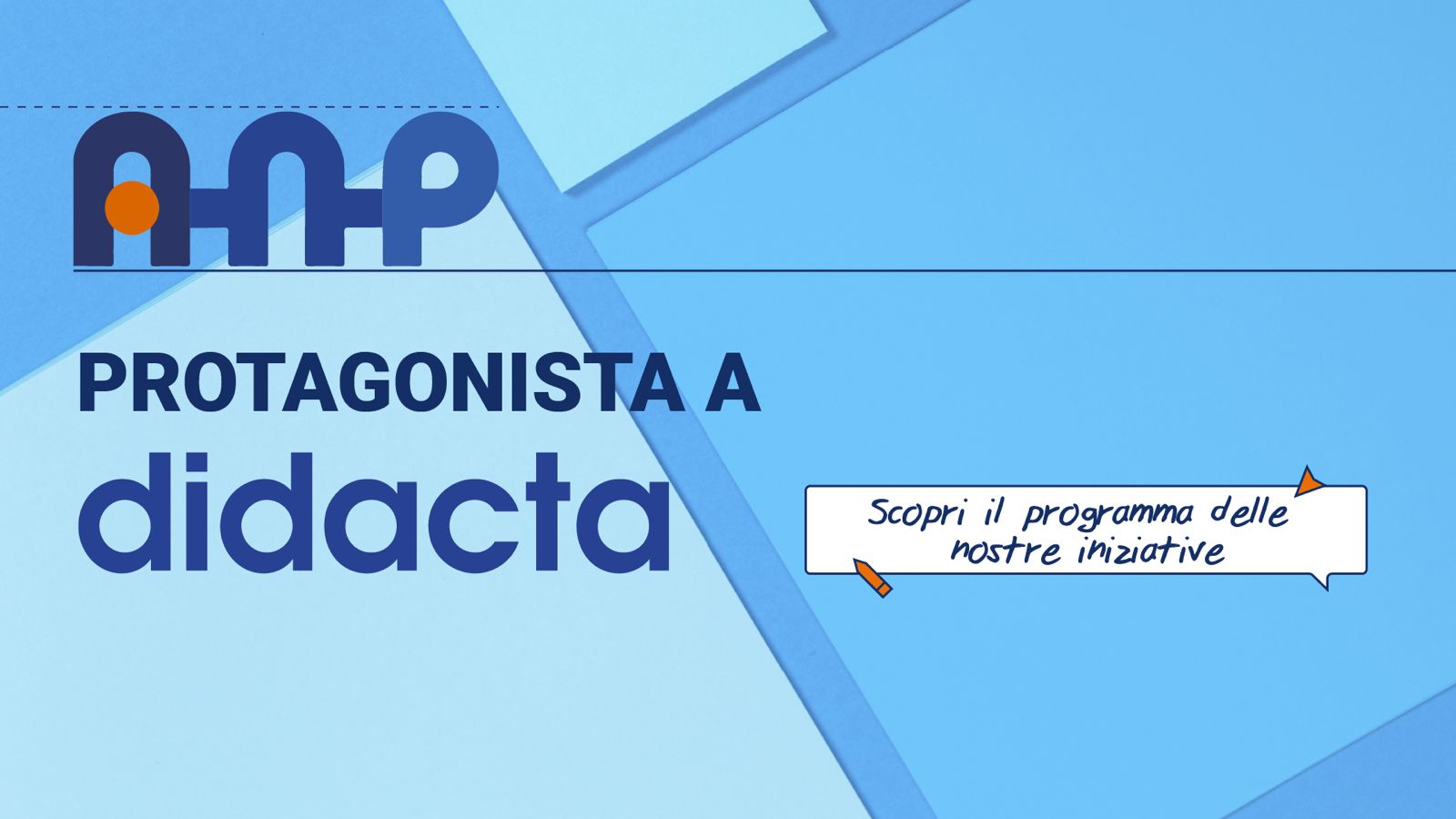 DIDACTA 2026: TUTTI I NOSTRI APPUNTAMENTI E I LINK PER LA REGISTRAZIONE
