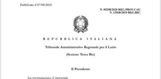 Decreto monocratico TAR Lazio: il comunicato dell’ANP