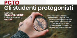 3 novembre ore 17.00: PCTO Gli studenti protagonisti