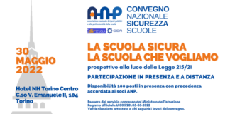 Save the date: 30 maggio 2022. Convegno “La scuola sicura. La scuola che vogliamo”