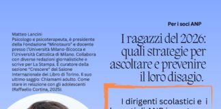 ANP Lombardia “I ragazzi del 2026: quali strategie per ascoltare e prevenire il loro disagio”