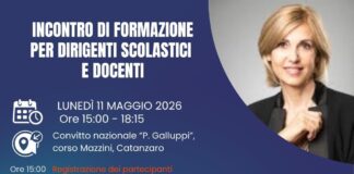 Calabria | 11 maggio 2026: incontro di formazione a Catanzaro