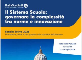 Italiascuola.it: a Roma dal 12 al 14 luglio l’edizione 2026 della Scuola Estiva